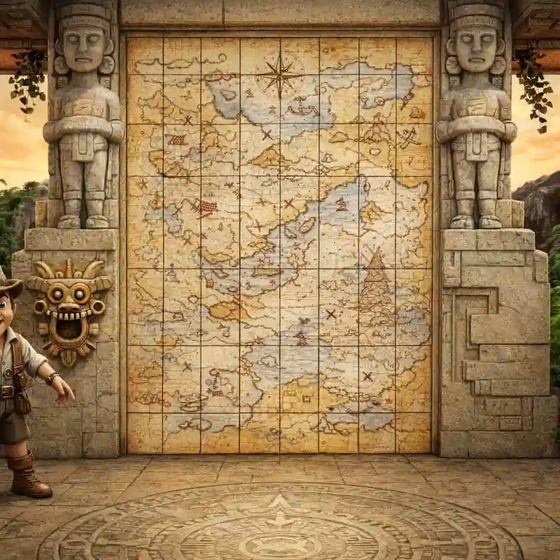 Play Gonzo Treasure Map slot at g7win online casino